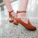 Size 43 Wholesale Women Shoes With Bukle Strap White Shoes CP6476 thumbnail-4