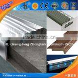 6063 T5 aluminum profile for stairs / anti-slip for for stair edge protection aluminum special profiles