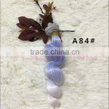 15*100cm Blue Curly Synthetic Hair Weave for Braiding thumbnail-2