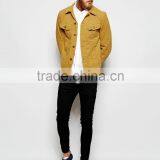 High Quality Man Tan Color Corduroy Jacket Coat (LOTJ326) thumbnail-4
