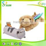 Cartoon Plush Zippered Pencil Bag thumbnail-3