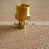 Professional Extension Male Thread Brass Straight Hose Connector Copper Brass Fitting thumbnail-4