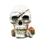 Personalized Handmade Color Painted Decorative Skull Ashtray thumbnail-1