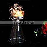 Angel Wing Glass Candle Holder thumbnail-1