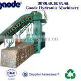 ISO9001:2008 Horizontal Hydraulic Waste Paper Baler With Manual Wrapped thumbnail-1
