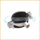 China Manufacture Best Quality Iron Zinc Coated Rubber Hose Clamp thumbnail-4