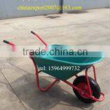 Poly Wheel Barrow for Garden Use ,for Construction Use,for Home Use With 14" Pneumatic Wheel thumbnail-1