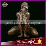 Customize Female Erotic Art Bronze Sculpture thumbnail-1