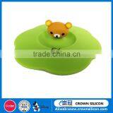 Food Grade Drinking Heat Resistance Panda Silicone Cup Lid thumbnail-4