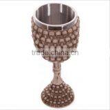 Creative Household Palm Skeleton Stainless Steel Wine Goblet 3D Knight Skull Goblet Steel For Sale thumbnail-6
