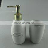 Stocklot Ceramic Bottle for Shower Cream/hand Wash Use With Mug thumbnail-1
