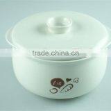 Cream Ceramic Tureen/soup Bowl With Lid/cover in Stocklot thumbnail-1