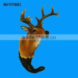 Antique Resin Deer Decorative Wall Hook Coat Hanger thumbnail-1