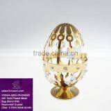 New Design Gold Plated Colorful Crystal Easter Egg With Crystals From Swarovski thumbnail-1