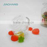 Chinese Style Recycled Glass Tea Sugar Coffee Jar With Brand and Lid thumbnail-4