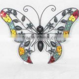 metal colorful butterfly wall art decoration