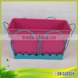 Factory Outlet Beautiful Handicraft Metal Flower Pots With Pedestal thumbnail-5