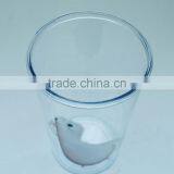 Hot Sale Clear Glass Food Grade Custom Glass Mugs With Color Changing thumbnail-1
