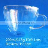 300ml Double Wall Glass Cup thumbnail-2