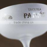 5oz Etched Laser Engrave Glass Sand Blasted Logo Wine Glass Cup thumbnail-3