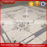 Jianfa Flower Design Water Jet Marble Tile Floor Medallions thumbnail-1