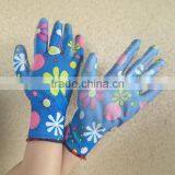 NMSAFETY Gardening pu Coated Gloves EN 388 3131 thumbnail-1