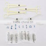 New Pro Ear Naval Tongue Belly Body Piercing Kit Forcep Septum Nose Jewelry Set thumbnail-1