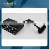 1A CE Approval 3 Way Car Adapter Cigarette Lighter Socket for IPhone , Tablet , Samsung thumbnail-1