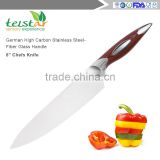 8" Chefs Knife-SEDGE Series-German High Carbon Stainless Steel-Fiber Glass Handle