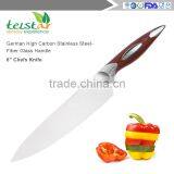 8" Chefs Knife-SEDGE Series-German High Carbon Stainless Steel-Fiber Glass Handle thumbnail-1