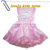 Infant /Toddler Lt Pink Full Ruffle Pettidress With Petals Tutu Skirt Set thumbnail-1