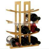 Hot Sale Eco-friendly Bamboo Wine Bottle Holder Bamboo Wine Rack thumbnail-4