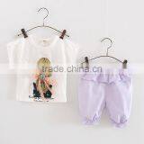 2017 Golden Clothing Manufacturers Overseas Accept Customized Baby Girl 2pcs Set Outfit thumbnail-3