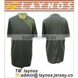 Best Quality Cooldry Brown Soccer Jersey thumbnail-3