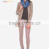 European Private Label Cardigan Pure Cashmere Wool Sweater for Ladies thumbnail-3