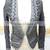 Womens v Neck Jumper Sweater Wholesale Fitness Apparel thumbnail-2