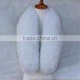 Myfur Custom Royal Blue Fox Fur Collar of Shawl and Small Square Collar thumbnail-4