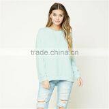 2017 OEM Top Selling College Solid Oversized Sweatshirt Without Hood thumbnail-5