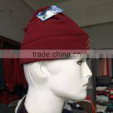 Men Folded-up Polyester Polar Fleece Winter Beanie Hat Wholesale thumbnail-3