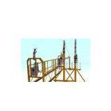 Steel / Aluminum Alloy Adjustable Powered Rope Suspended Platform Cradle