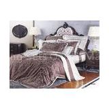 Silk Jacquard Soft Home Bright Colored Luxury Bed Sets For Ladies