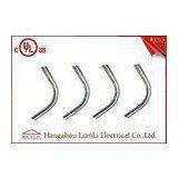White Zinc Plated Steel EMT Elbow PVC Coated Electrical Fittings And Accessories