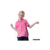 Sell Girl's S/J Polo Shirt With Printing thumbnail-1