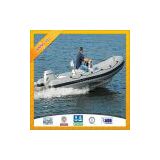 High Speed 5.2m Open Floor Fiberglass RIB Boat for 10 Persons with Console and Seat