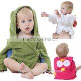 Cute Animal Baby Hooded Towel Bathrobe thumbnail-1