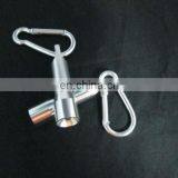 Metal Projector Logo Carabiner Keychain