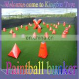 Customized exciting inflatable paintball outdoor