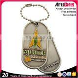 Wholesale Souvenir Customized Couple Military Dog Tags With Engraved Logo thumbnail-1