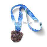 Custom Gold Medal Sports Metal Medal Hanger With Ribbon thumbnail-3