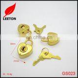 Factory Supply Gold Metal Heart Shaped Padlock for Jewelery Box thumbnail-2